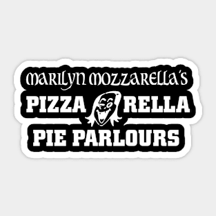 Mr. Show Marilyn Mozzarella (White) Sticker